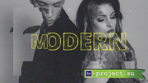 Videohive - Modern Glitch Slideshow - 50127397 - Project for After Effects
