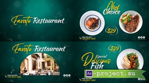 Videohive - Restaurant Promo - 50137385 - Project for After Effects