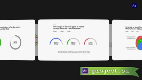 Videohive - Minimalistic Pie Charts - 50127716 - Project for After Effects