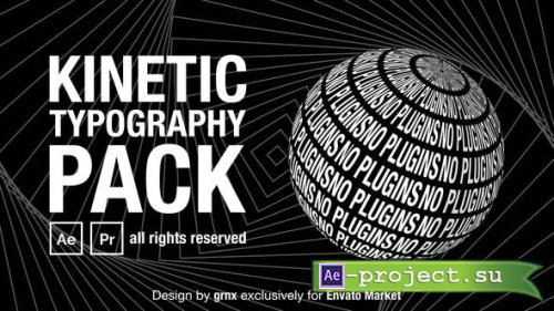 Videohive - Kinetic Typography Titles - 48296127 - Project for After Effects