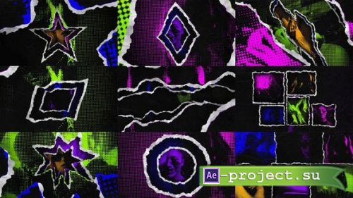 Videohive - Grunge Transitions - 50143380 - Project for After Effects