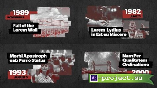 Videohive - Historical Slideshow Video Template - 50143476 - Project for After Effects