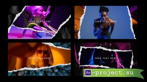 Videohive - Torn Paper Transitions Video Template - 50143509 - Project for After Effects