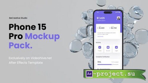 Videohive - iPhone 15 Pro Mockup - 50130664 - Project for After Effects