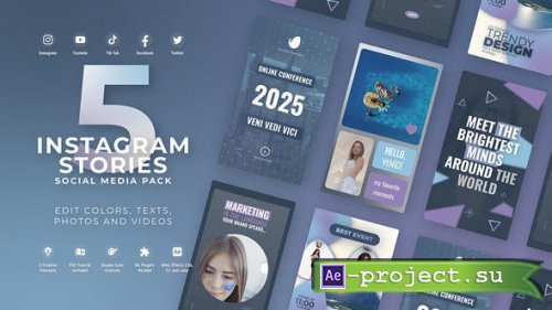 Videohive - Instagram Stories Vertical - 50140082 - Project for After Effects