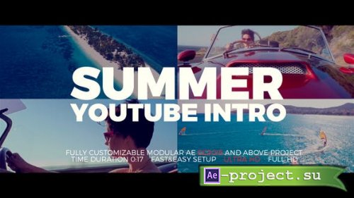 Videohive - Youtube Fast Intro 3 - 21968240 - Project for After Effects