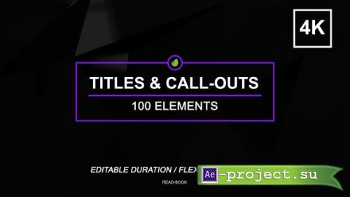 Videohive - Titles Pack - 19893090 - Project for After Effects