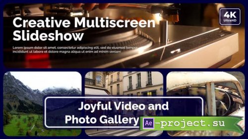 Videohive - Multiscreen Slideshow || Enjoyable Video Photo Gallery Opener - 50211070 - Project for After Effects