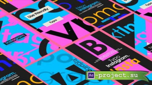 Videohive - Instagram Typographic - 50193110 - Project for After Effects