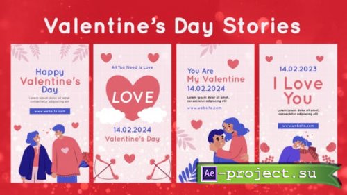 Videohive - Valentines Day Instagram Stories - 50214567 - Project for After Effects