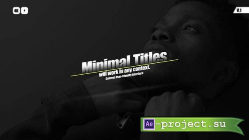 Videohive - Minimal Titles | After Effects - 50209711 - Project for After Effects