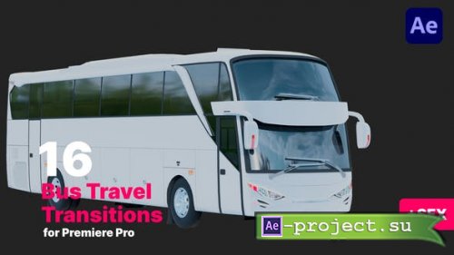 Videohive - Bus Travel Transitions - 50220707 - Project for After Effects
