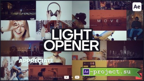 Videohive - Light Opener - 50100357 - Project for After Effects