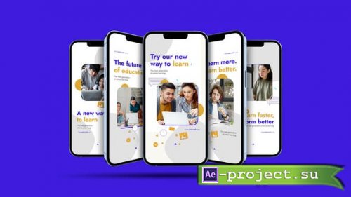 Videohive - E-learning Concept Instagram Reel - 50194012 - Project for After Effects