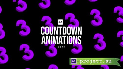 Videohive - Countdown Animations Pack - 50243543 - Project for After Effects