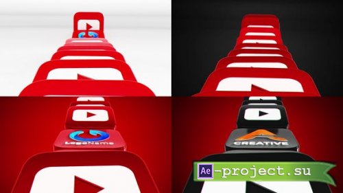Videohive - Dynamic YouTube 3D Icons - 50240361 - Project for After Effects