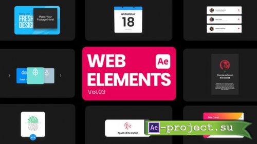 Videohive - Web Elements 03 for After Effects - 50277720 - Project for After Effects