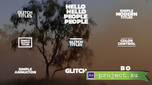Videohive - Glitch Titles | AE - 50254507 - Project for After Effects