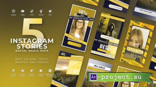 Videohive - Instagram Reels Yellow - 50256090 - Project for After Effects