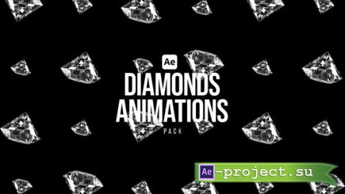 Videohive - Diamonds Animations Pack - 50289386 - Project for After Effects