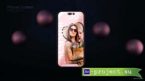 Videohive - Phone 14 Clay Screen Mockup - 50255916 - Project for After Effects