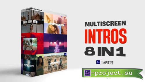 Videohive - Multiscreen Intros Pack - 50240740 - Project for After Effects