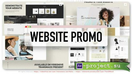 Videohive - Minimal Website Promo - 50297620 - Project for After Effects