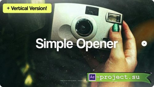 Videohive - Simple Opener - 50280589 - Project for After Effects