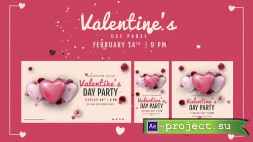 Videohive - Happy Valentine's Day Party - 50279043 - Project for After Effects