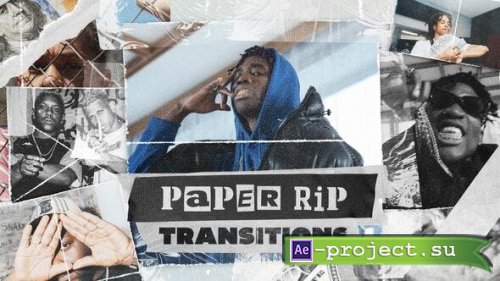Videohive - Paper Rip Transitions - 50203013 - Project for After Effects