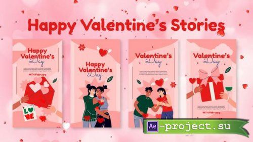 Videohive - Valentines Day Instagram Stories And Reel - 50282955 - Project for After Effects