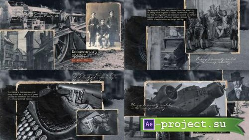 Videohive - Vintage Documentary Opener Video Template - 50332995 - Project for After Effects