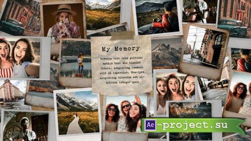 Videohive - Polaroid Scrapbook Video Collage Template - 50349628 - Project for After Effects