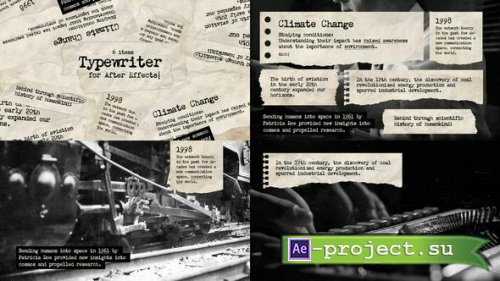 Videohive - Typewriter Video Template - 50333037 - Project for After Effects