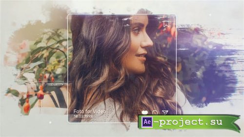 Videohive - Instagram Memories Watercolor Slideshow - 25073106 - Project for After Effects