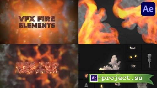 Videohive - VFX Fire Elements for After Effects - 50326890 - Project for After Effects