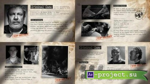 Videohive - Criminal Case File Video Template - 50381187 - Project for After Effects