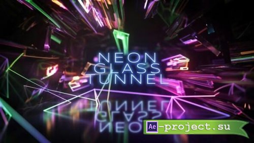 Videohive - Neon Glass Tunnel - 50382559 - Project for After Effects
