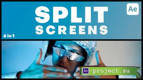 Videohive - Multiscreen Transitions - 2 Split Screen - Vol. 03 - 50287206 - Project for After Effects