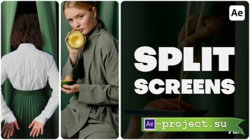 Videohive - Multiscreen Transitions - 3 Split Screen - Vol. 03 - 50382014 - Project for After Effects