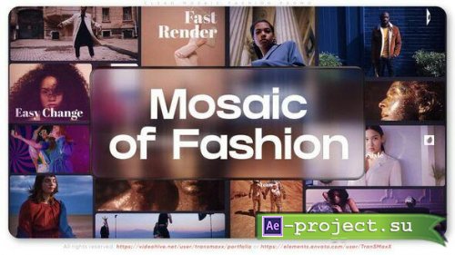 Videohive - Clean Mosaic Fashion Promo - 50371494 - Project for After Effects
