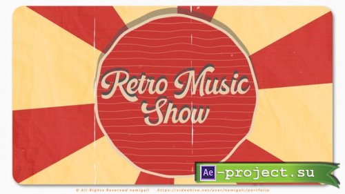 Videohive - Retro Music Show - 50430887 - Project for After Effects
