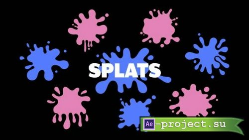Videohive - Splats Elelments - 50433991 - Project for After Effects