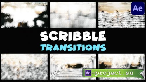 Videohive - Scribble Transitions | After Effects - 50446390 - Project for After Effects