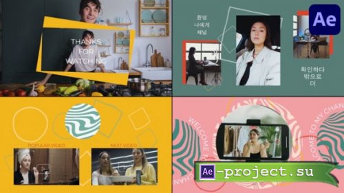 Videohive - Youtube Endscreens for After Effects - 50446623 - Project for After Effects