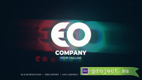 Videohive - Glitch Logo Reveal - 50460543 - Project for After Effects