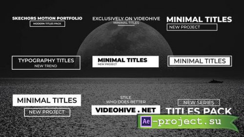 Videohive - Minimal Titles  - 39880087 - Project for After Effects