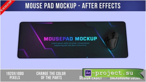 Videohive - Mouse Pad Mockup - 50418090 - Project for After Effects