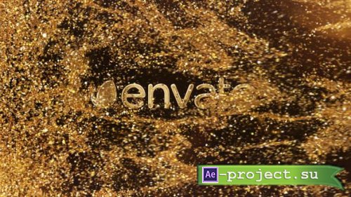 Videohive - Gold Luxury Elegant Shine Blow Particles Logo - 50363706 - Project for After Effects