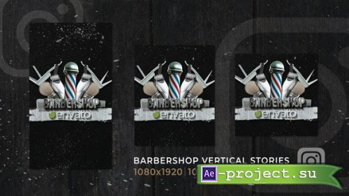 Videohive - Barbershop Haircut Instagram Vertical Stories Posts - 49461908 - Project for After Effects